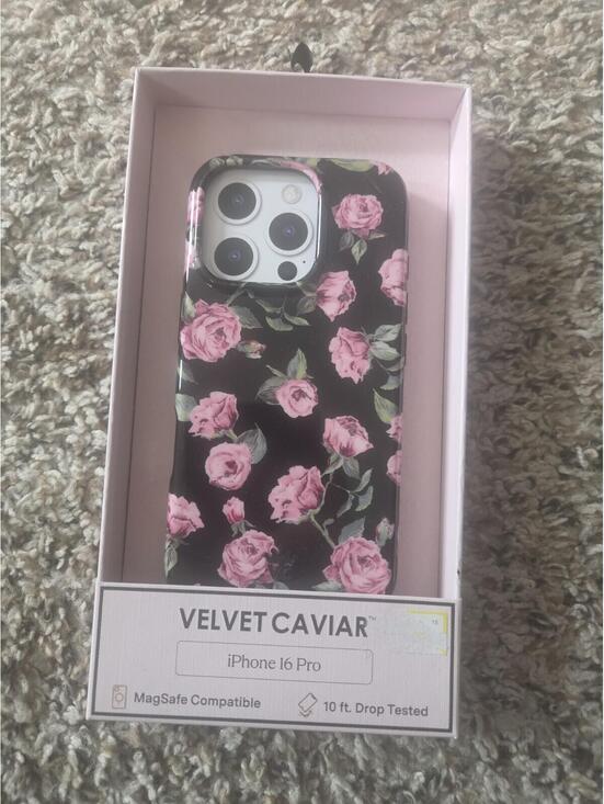 Velvet Caviar Other - VELVET CAVIAR iPhone 16 Pro MagSafe Case - Pink Rose Floral - New